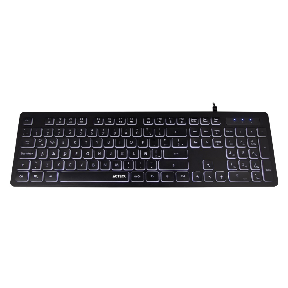 Teclado Alámbrico Iluminado ACTECK TS425